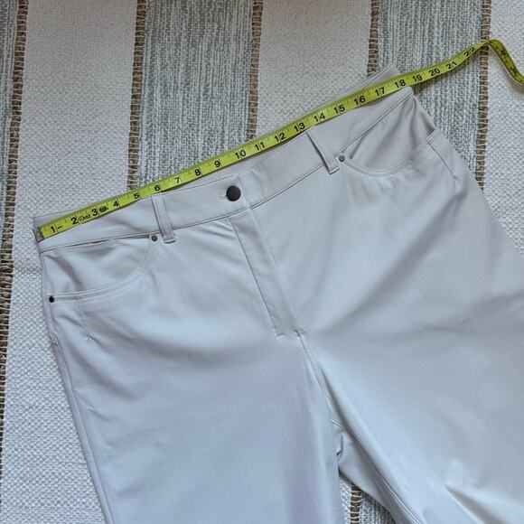 Lululemon City Sleek 5 Pocket Wide-Leg High Rise 7/8 Length Pant White Opal 33 - Picture 7 of 10